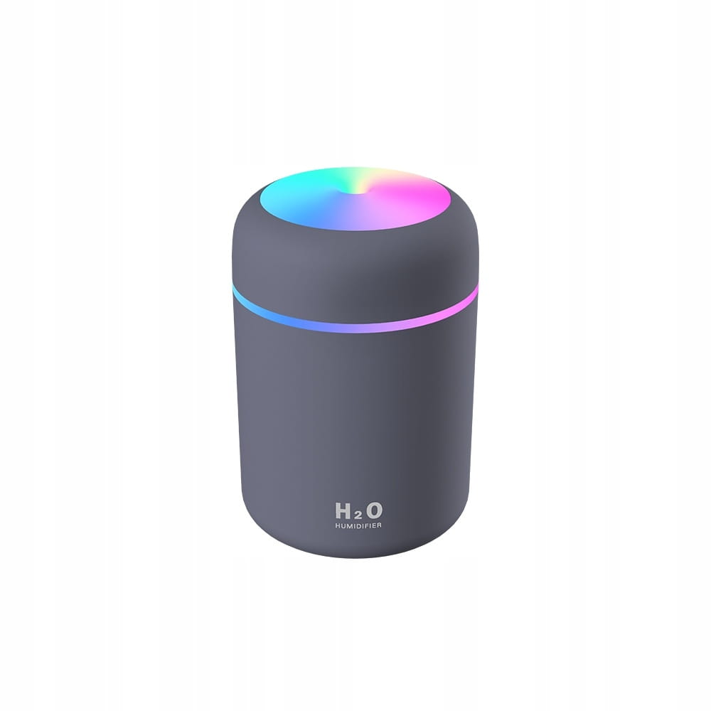 Luftfugter grå USB-oliediffusor 2W H2O