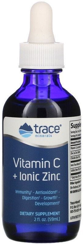 Vitamin C dan Zink Vitamin C + zink ionik 59 ml Unsur surih