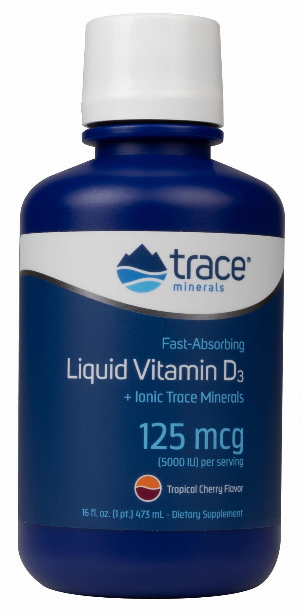 Vitamin D3 dạng lỏng Vitamin D3 dạng lỏng hương anh đào-cam quýt (473 ml) KHOÁNG CHẤT VI LƯỢNG