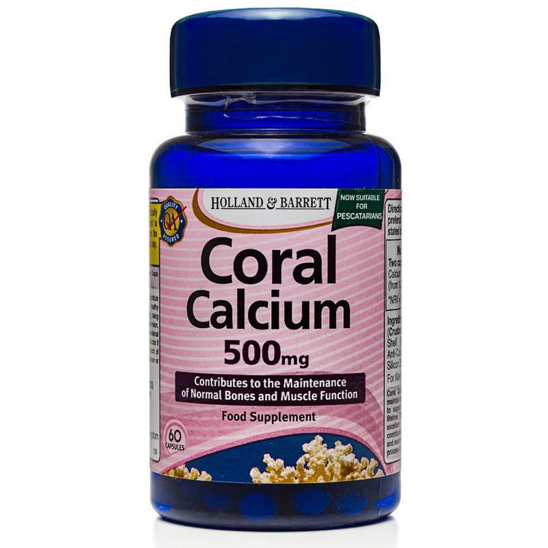 Korálový vápník 500 MG 60 tobolek HOLLAND & BARRETT
