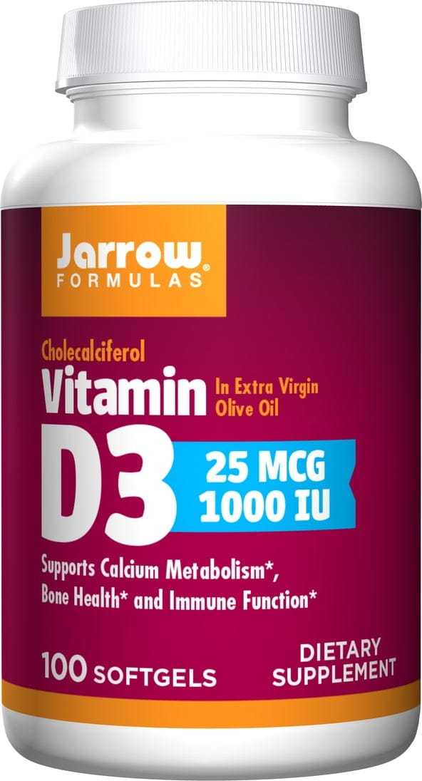 Vitamin D3 1000 IE 100 Viên Nang JARROW-FORMELN