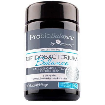 Bifidobacterium balance Probiobalance μικροενθυλακωμένο προβιοτικό 5 στελέχη 10 δισεκατομμύρια βακτήρια 30 κάψουλες ALINESS