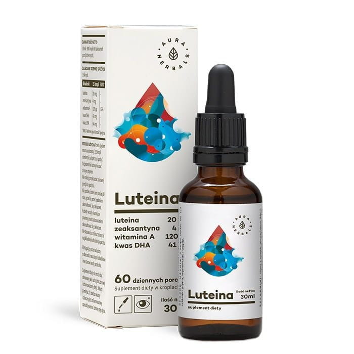 Lutein und Vitamin A sowie DHA und Zeaxanthin 30 ml AURA HERBALS