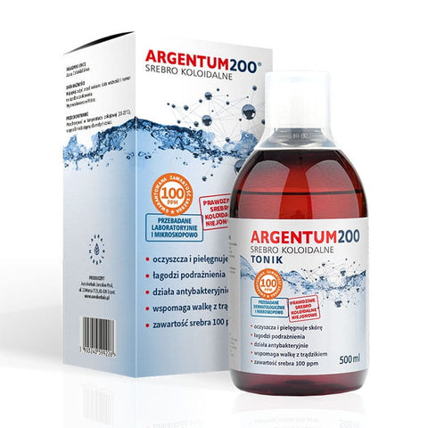 Argentum200 Tonic 100 ppm kolloidales Silber 500 ml AURA HERBALS