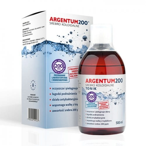 Argentum 200 Tonic 200 ppm kolloidales Silber 500 ml AURA HERBALS