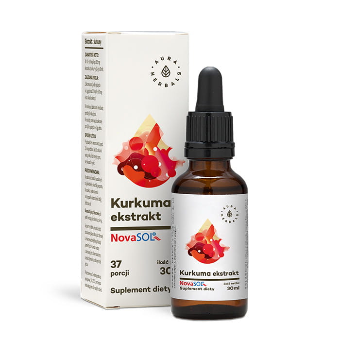 Kurkuma-Nova-Sol-Extrakt v kapkách od 30 ml AURA HERBALS