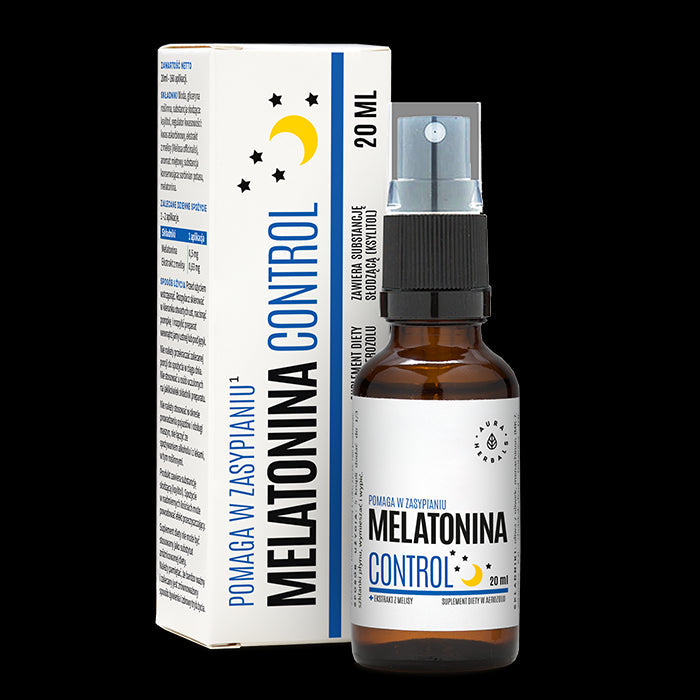 Melatonina-controllo e aerosol di estratto di melissa 20 ml AURA HERBALS