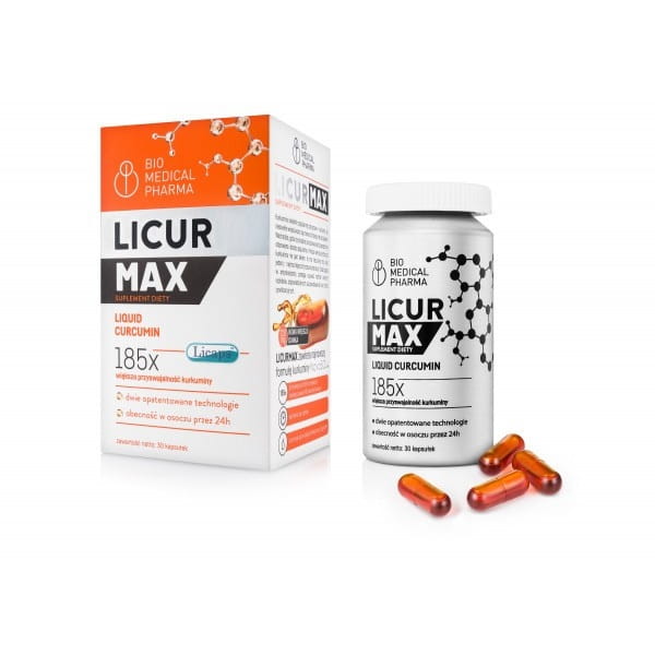 Licur max curcumina liquida 30 capsule BIO MEDICAL PHARMA