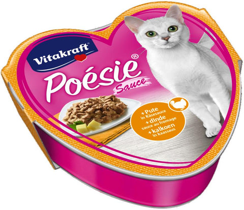 POESIE SAUCE Puten-Käse-Gericht für Katze 85 g - VITAKRAFT