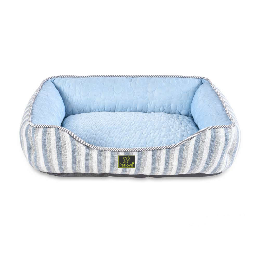 Blaues Hundebett 61x50x14cm [LEG194SBL] - PETLOVE