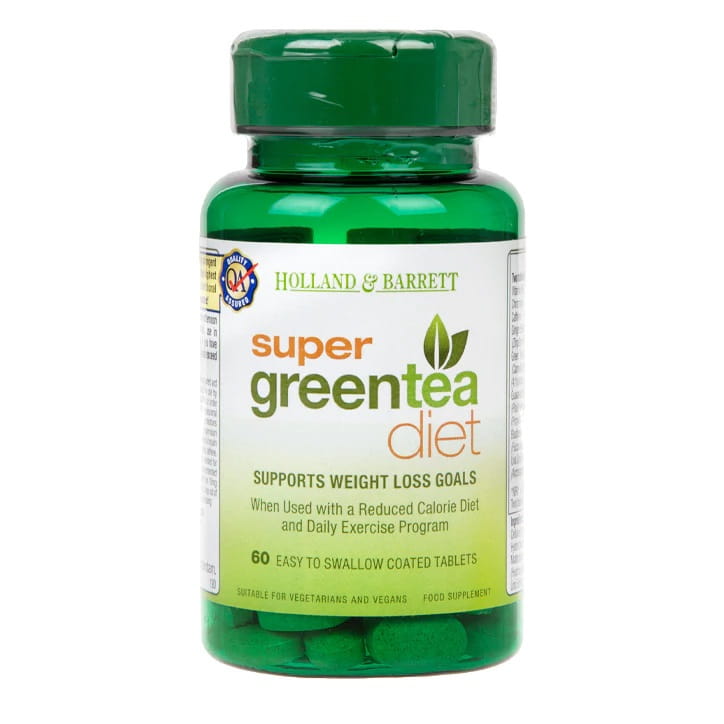 Super-Ceai Verde-Dietă 60 Comprimate HOLLAND & BARRETT