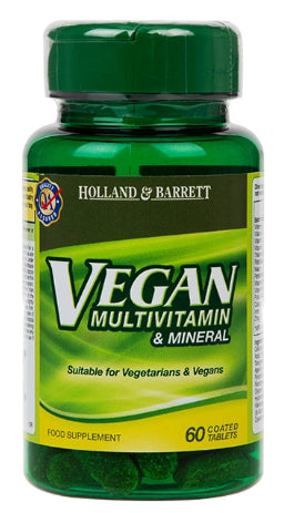 Veganský multivitamin a minerály 60 tablet HOLLAND & BARRETT