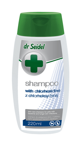 Pflege SHAMPOO mit Chlorhexidin 220ml - DR SEIDEL