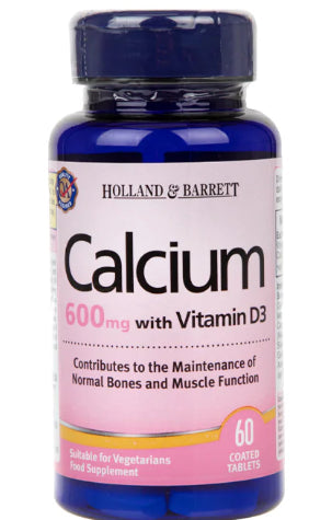 Calcium plus Vitamin D3 60 tablets HOLLAND &amp; BARRETT
