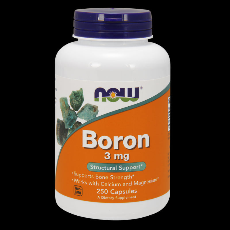 Bor Bor 3 MG 250 kapslí NOW FOODS