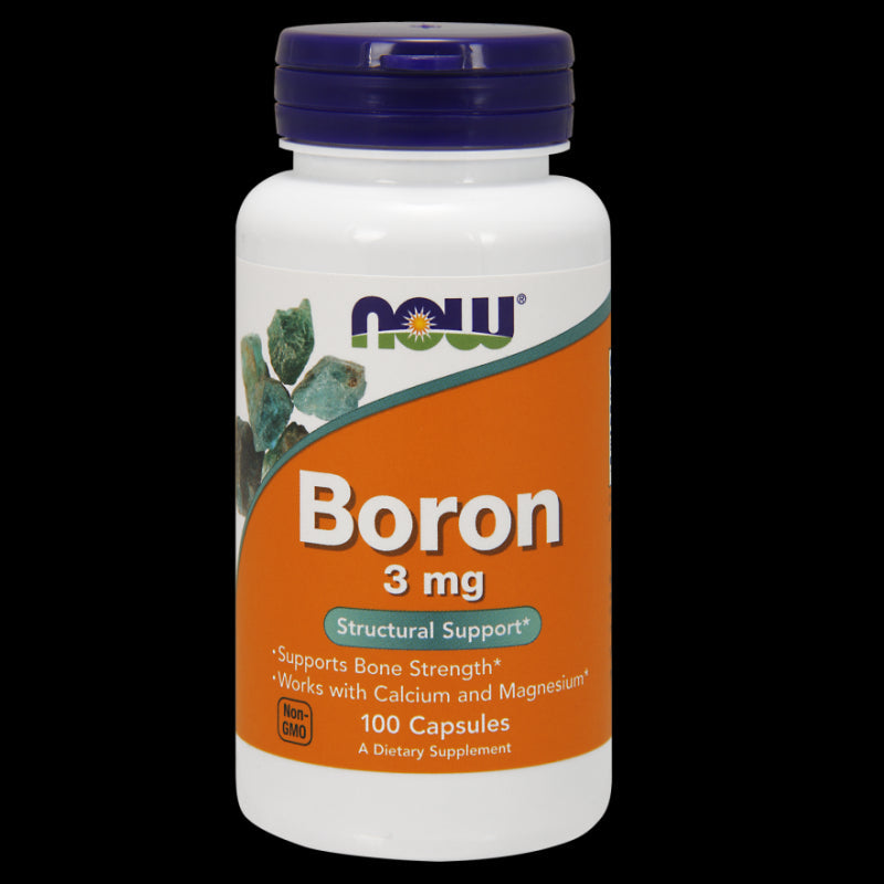 Bor Bor 3 MG 100 kapslí NOW FOODS