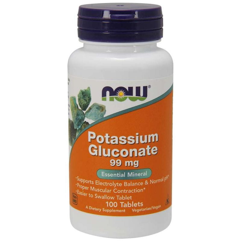Kaliumglukonat Kaliumglukonat 100 tabletter NOW FOODS