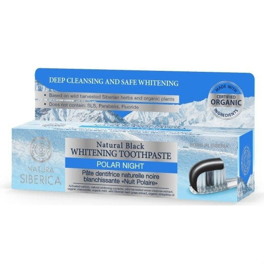 Schwarz aufhellende Zahnpasta ECO 100 g - NATURA SIBERICA