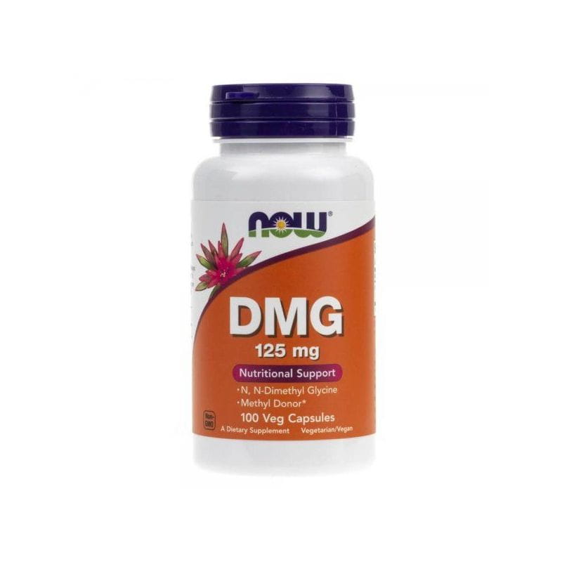 Dmg n-Dimethylglycin 125 MG 100 Viên Nang NOW FOODS