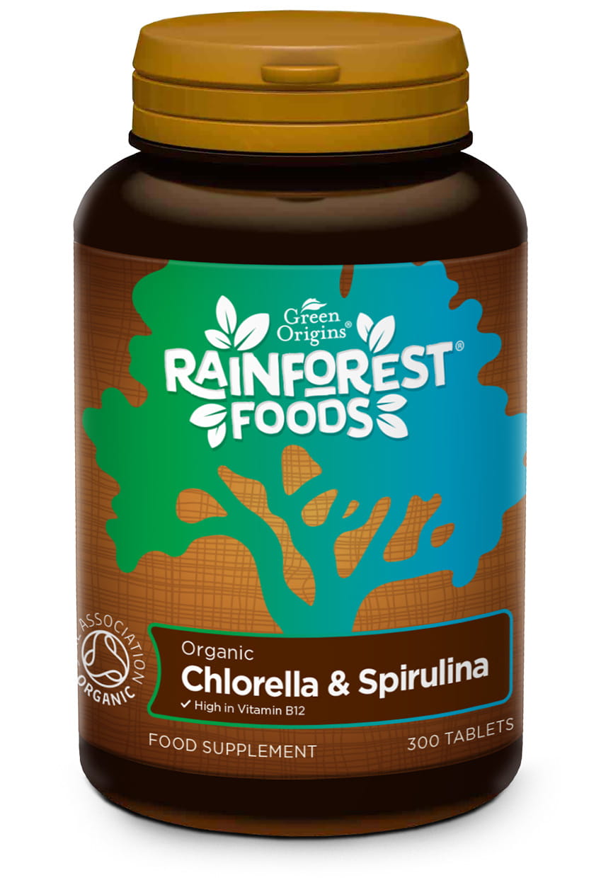 Eco Spirulina a Chlorella 300 tablet RAINFOREST FOODS