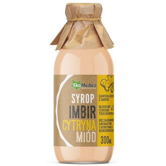 Sirop, gingembre, citron, miel, 300ml EKAMEDICA