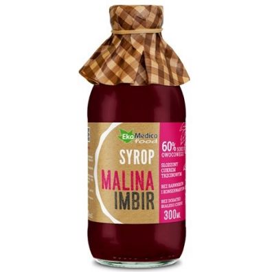 Vadelma-Inkivääri-siirappi 300ml EKAMEDICA