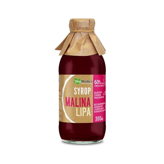 Σιρόπι βατόμουρου και φλαμουριάς 300ml EKAMEDICA