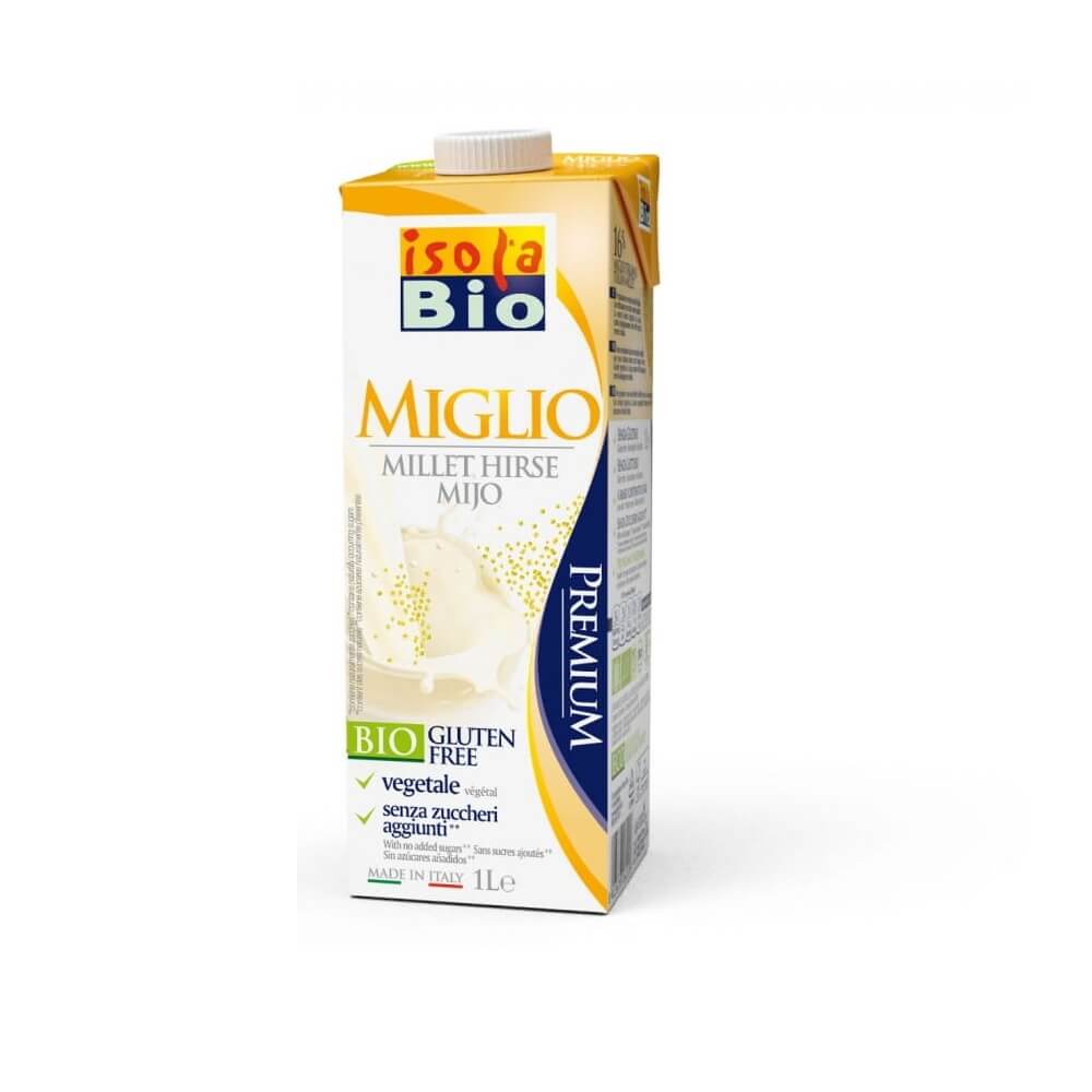 Glutenfri hirsdryck EKO 1000 ml ISOLA bio