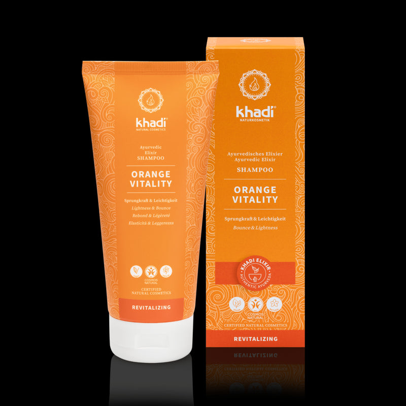 KHADI Orange revitalisierendes Haarshampoo