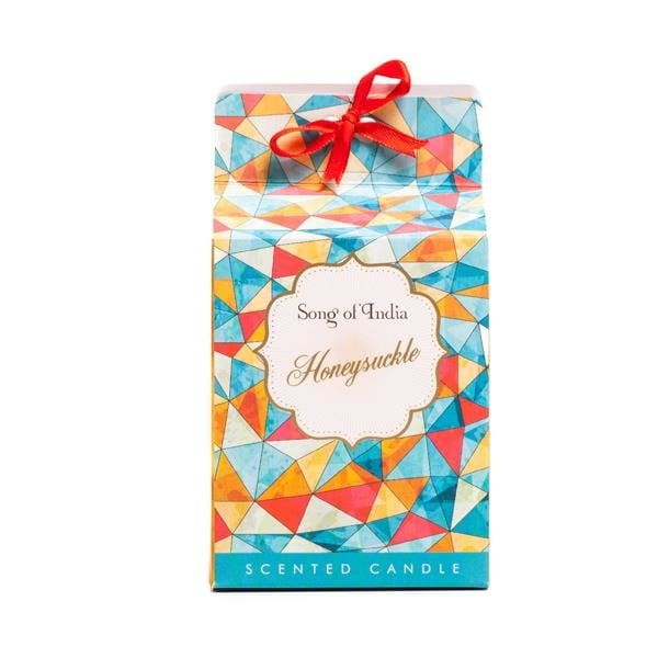 Vůňová svíčka ve skle - Zimolez 200g - SONG OF INDIA