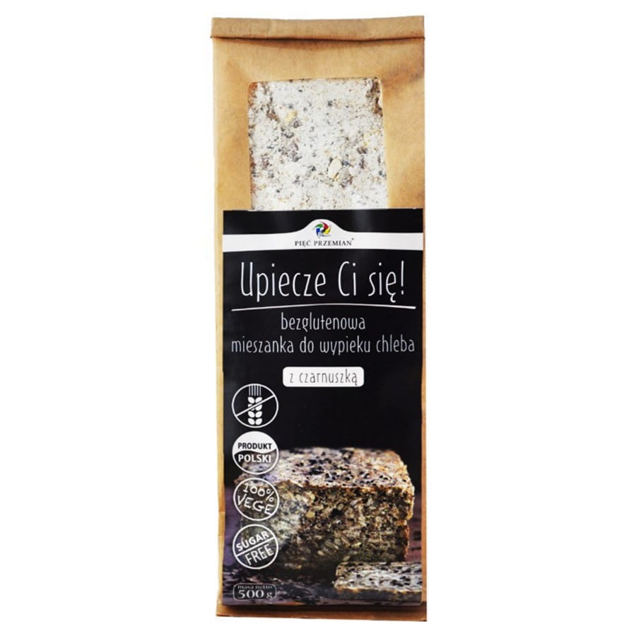 Mélange de pain sans gluten au cumin noir 500g CINQ CHANGEMENTS
