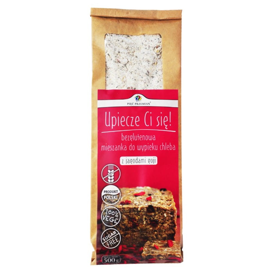 Un mix de pain sans gluten au Goji 500g CINQ CHANGEMENTS