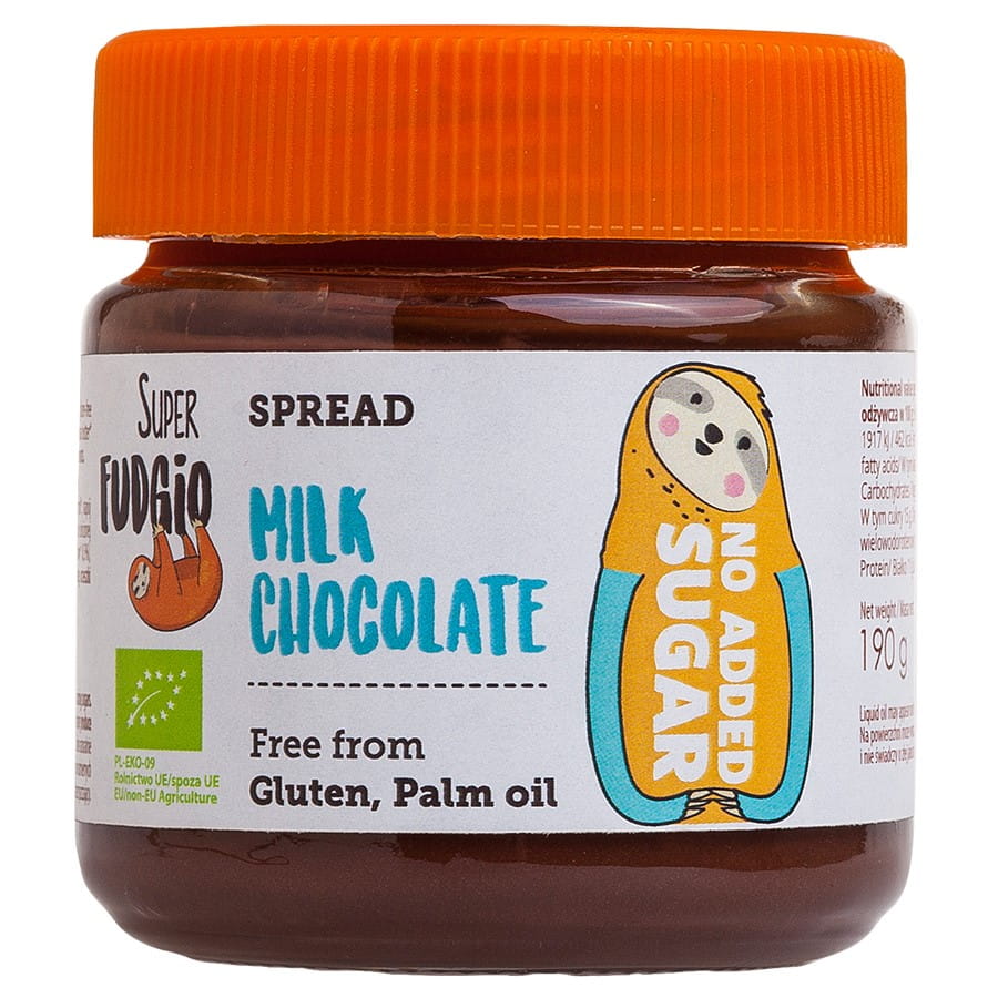 Organic milk cream without added sugar 190g SUPER FUDGIO