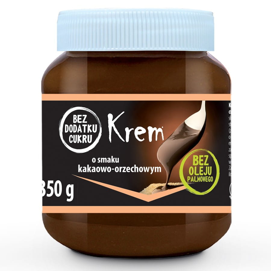 Cream with cocoa and nut flavor without added sugar and palm oil 350 g - CD