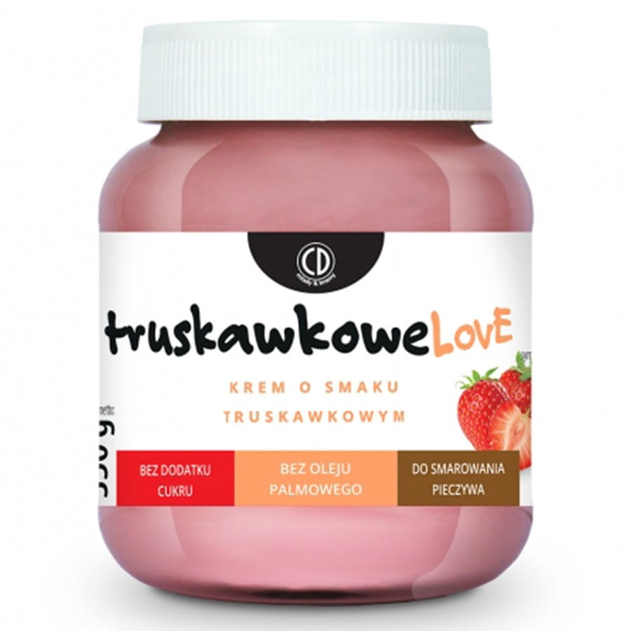 Strawberry-flavored cream - Strawberry 350g - CD