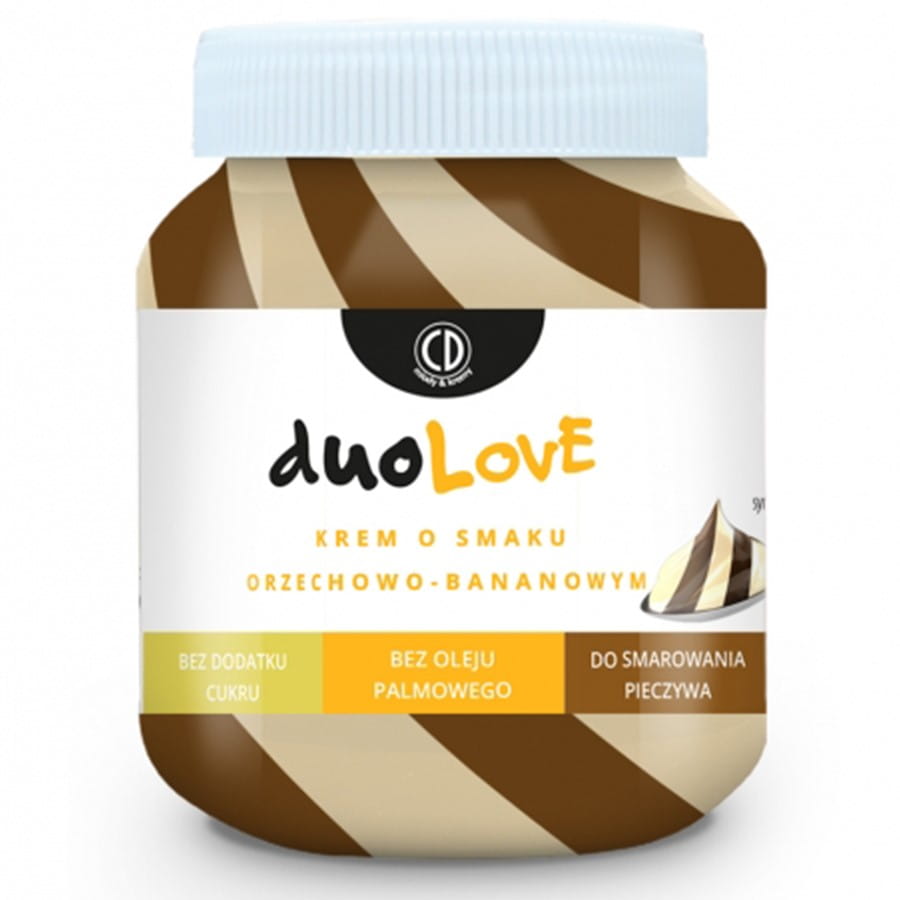 Krém s oříškovo-banánovou příchutí - duolov 350g - CD