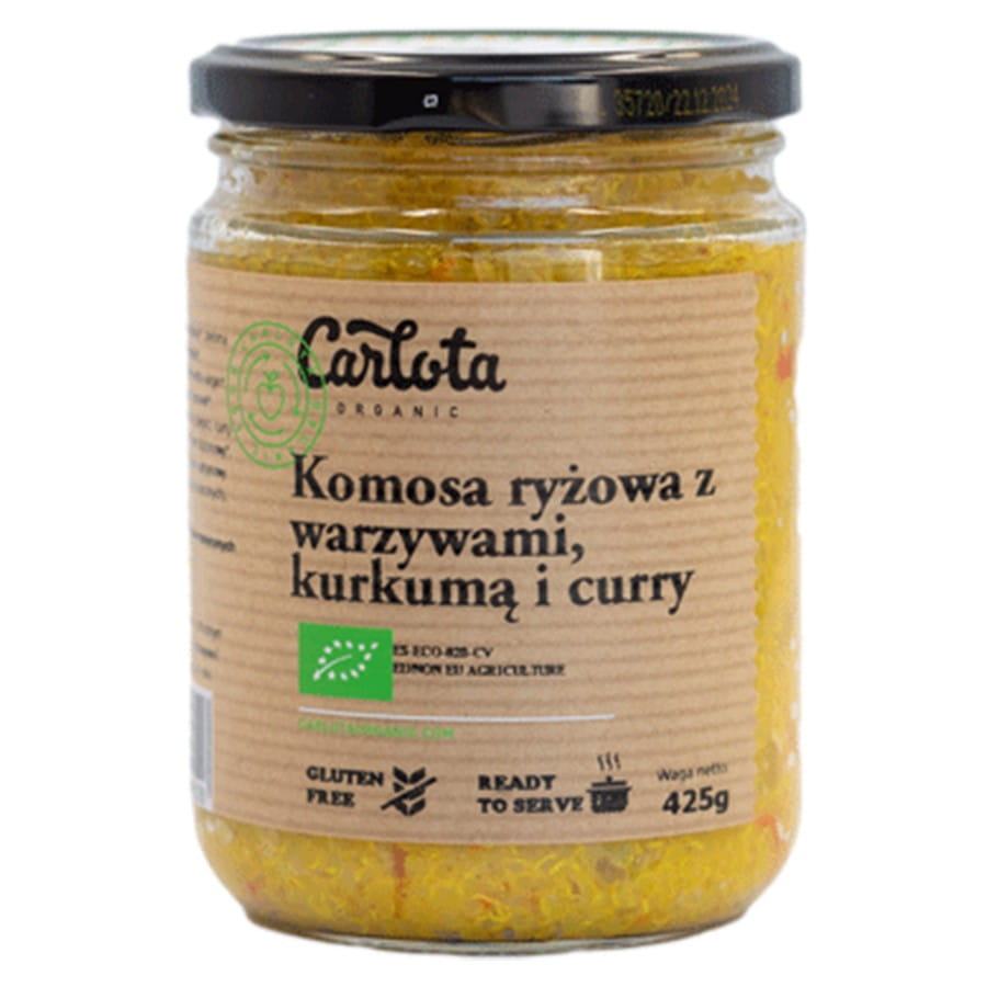 Quinoa vihanneksilla, kurkumalla ja curryllä BIO 425g CARLOTA ORGANIC