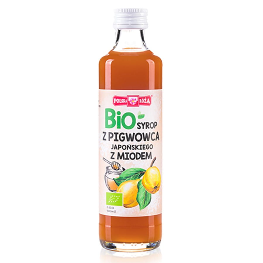 Kdoulový sirup s medem POLISH ROSE BIO 250 ml