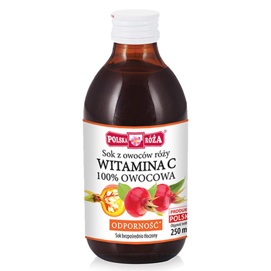 Suco de Rosa Mosqueta - Vitamina C 100% da ROSA POLONESA 250ml