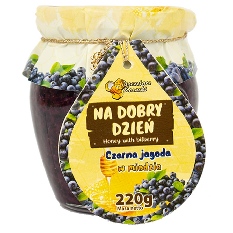 Μέλι βατόμουρου „για μια καλή μέρα“ 220g KOZACKI BEEBERRY