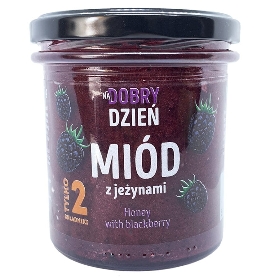 Miel con mora "para un buen día" 375g KOZACKI BEEBERRY