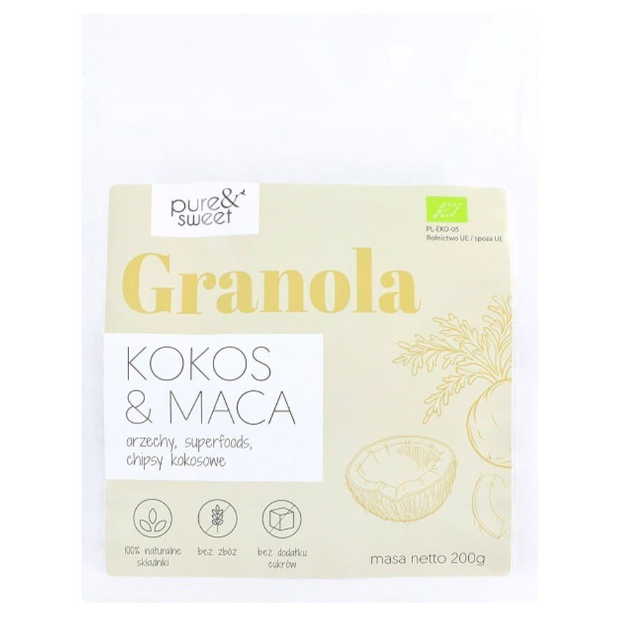 Granola Cocco - Maca BIO 200g PURE & SWEET