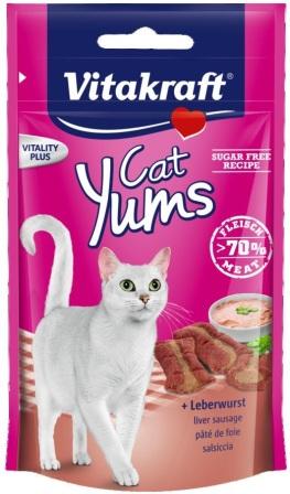 CAT YUMS Leckerli für Katzen, Leber 40 g +20 % gratis - VITAKRAFT