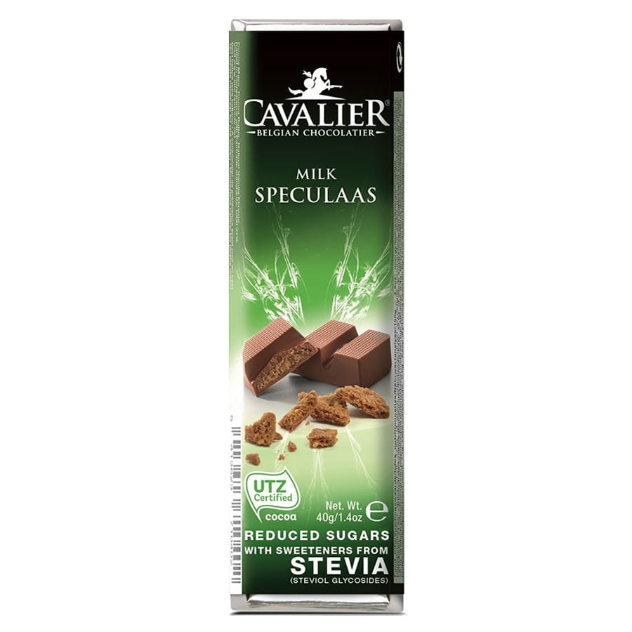 ไมล์ชช็อกโกแลตแท่งพร้อมไส้เผ็ด 40g CAVALIER