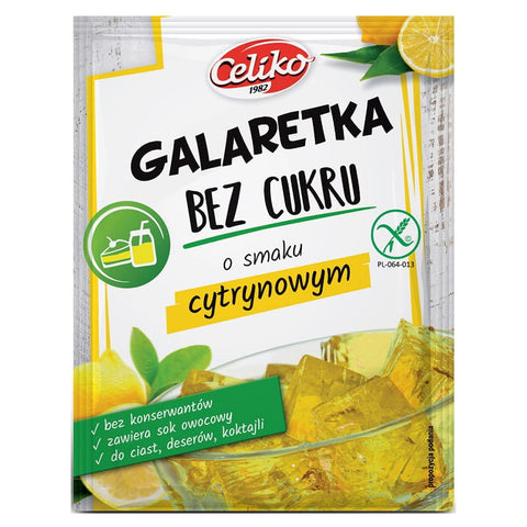 Zitronenzuckerfreies Gelee ohne Gluten 14g CELIKO