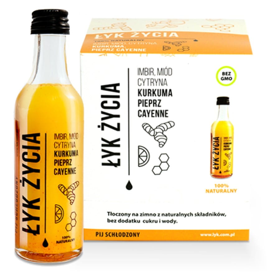 Přírodní nápoj Kurkuma Cayennský pepř Segura 50ml doušek