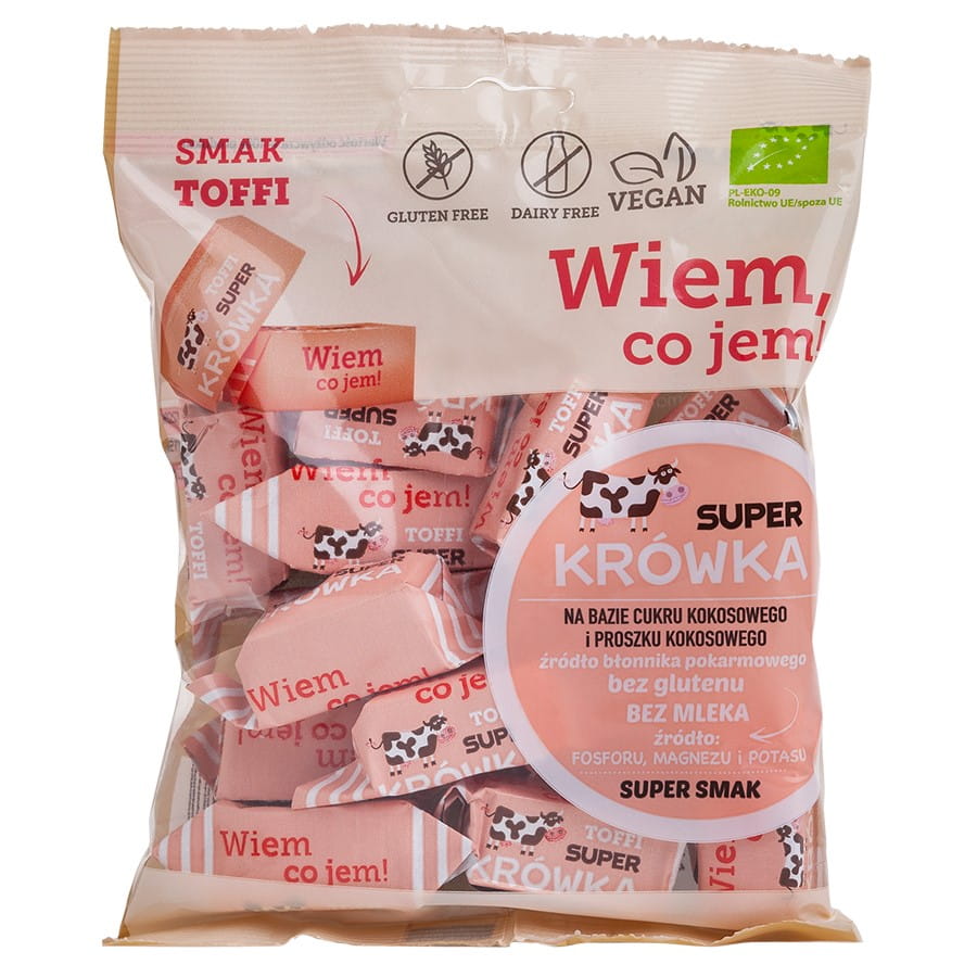 Bezmléčný toffee-free fudge bez lepku BIO 150g SUPER Fudge