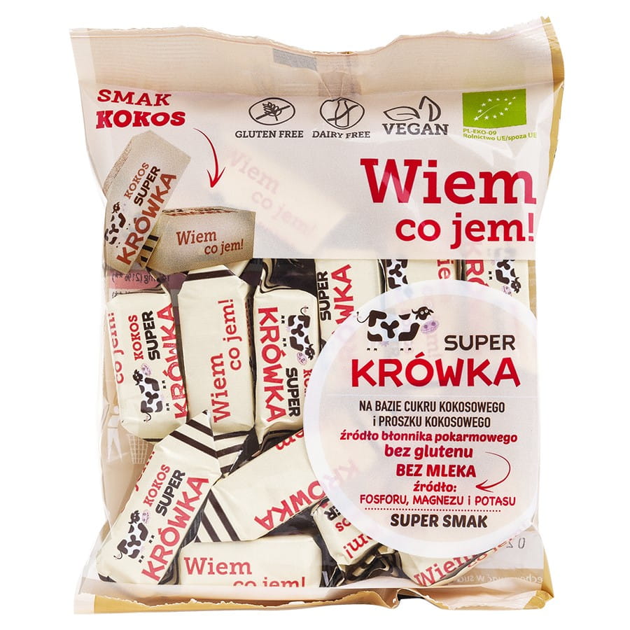 Glutenfri melkefri kokos-fudge BIO 150g SUPER Fudge