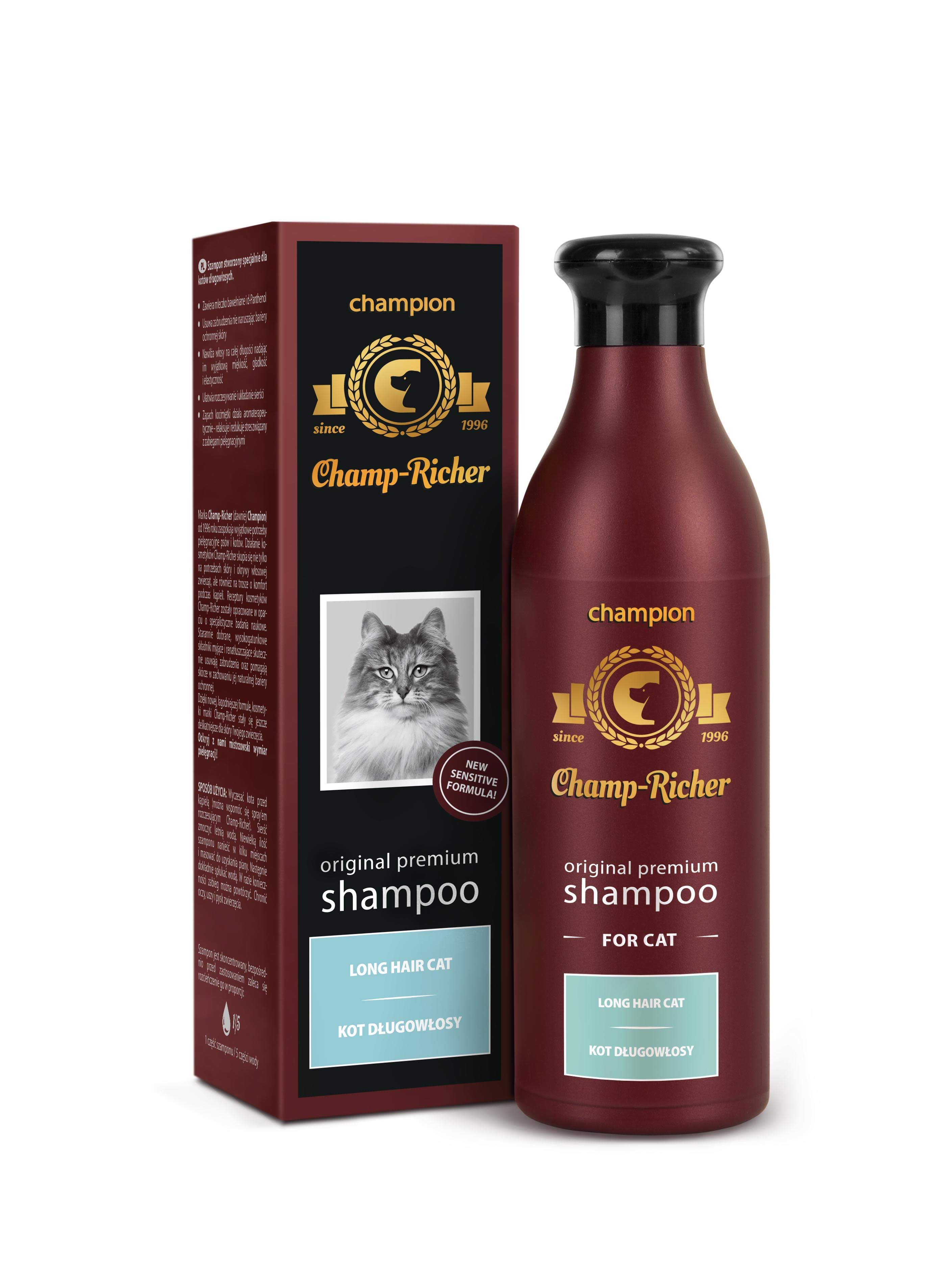 (CHAMPION) Langhaarkatzen Shampoo 250ml - CHAMP-RICHER