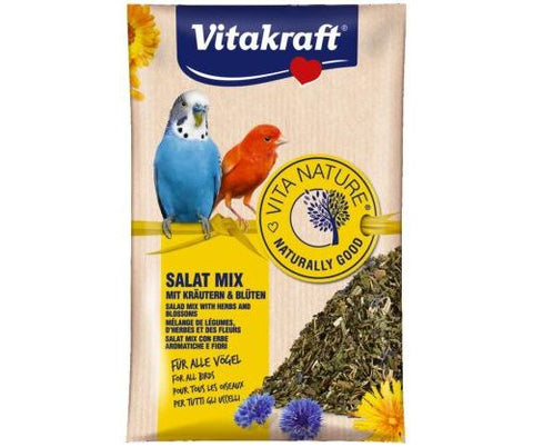 SALAT MIX Ergänzungsfutter für Wellensittiche und Kanarienvögel 10g - VITAKRAFT